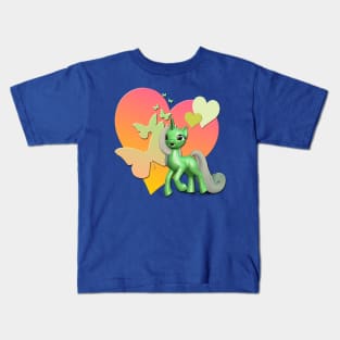 Pastel Unicorn Love Kids T-Shirt